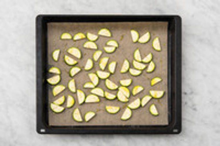 Courgette roosteren