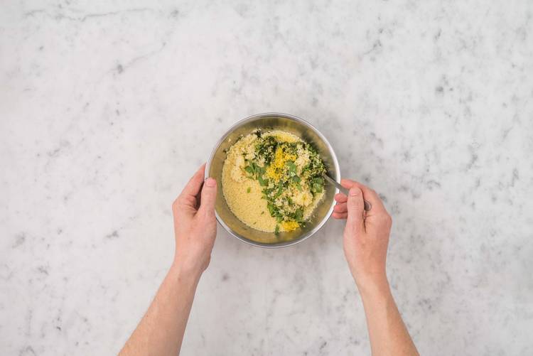 Finish the couscous