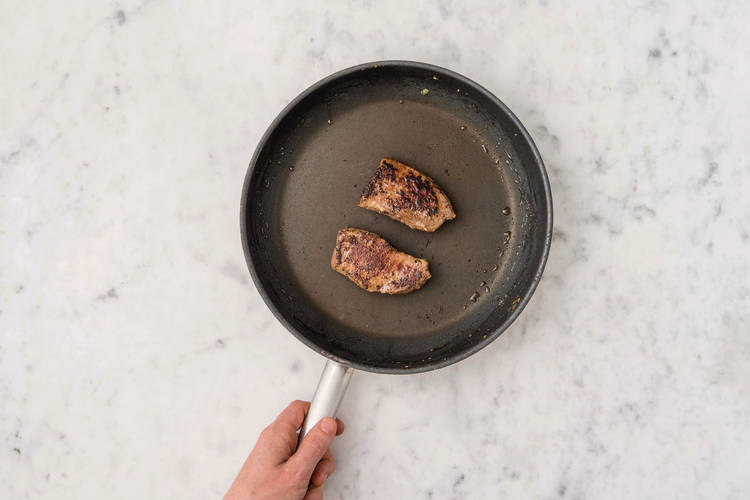 Cook the venison