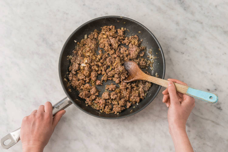 Cook the beef