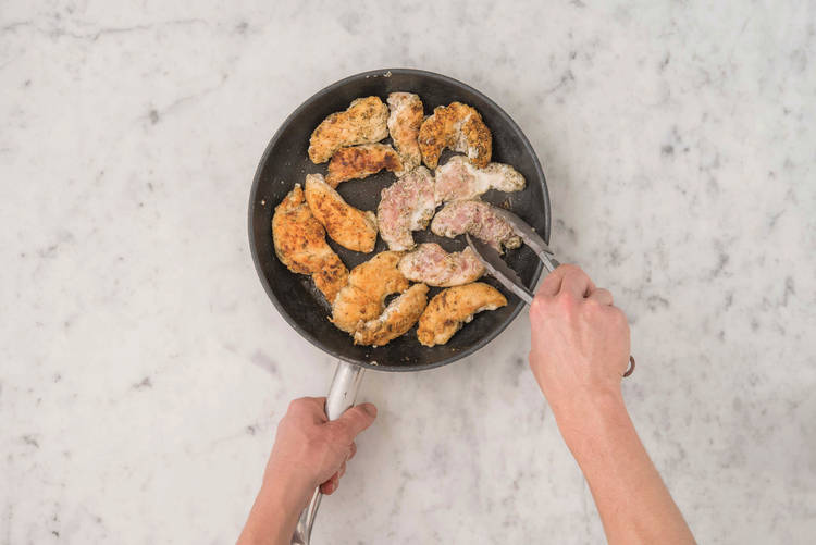 Cook the chicken
