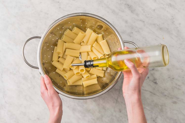 Cook the pasta