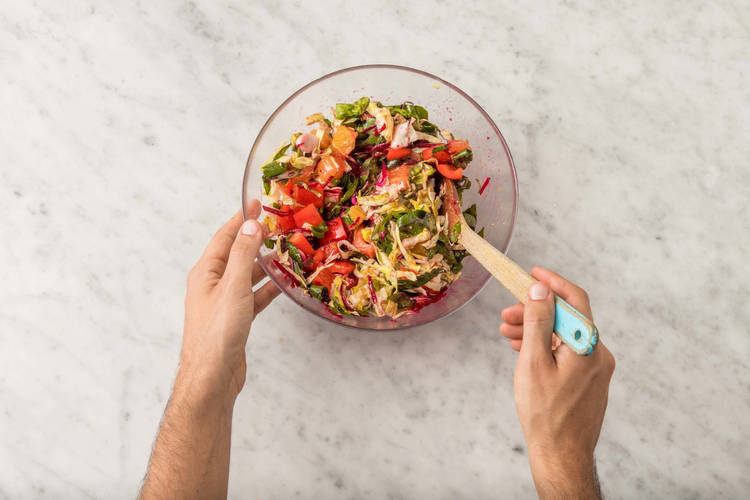 Förbered sallad