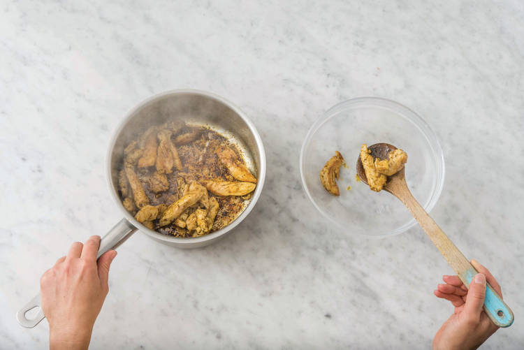 Cook the chicken