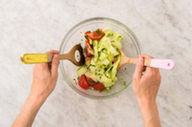 Salade mengen