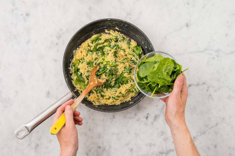 Stir in the Spinach