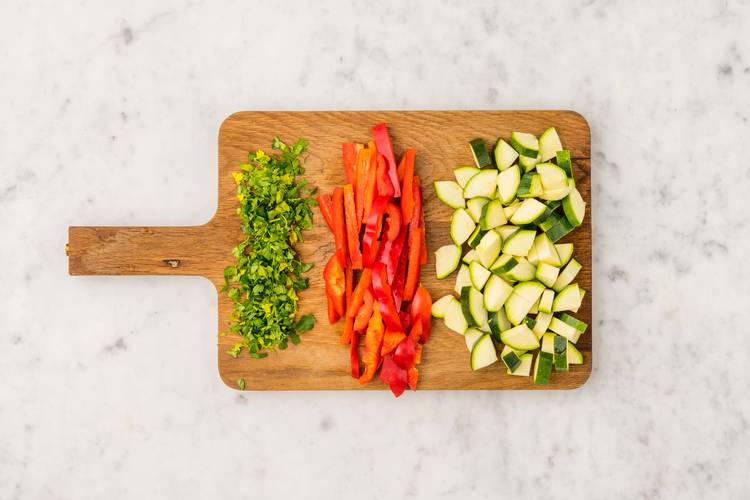 Prep the veggies