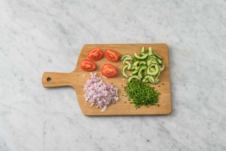 Préparer la salade