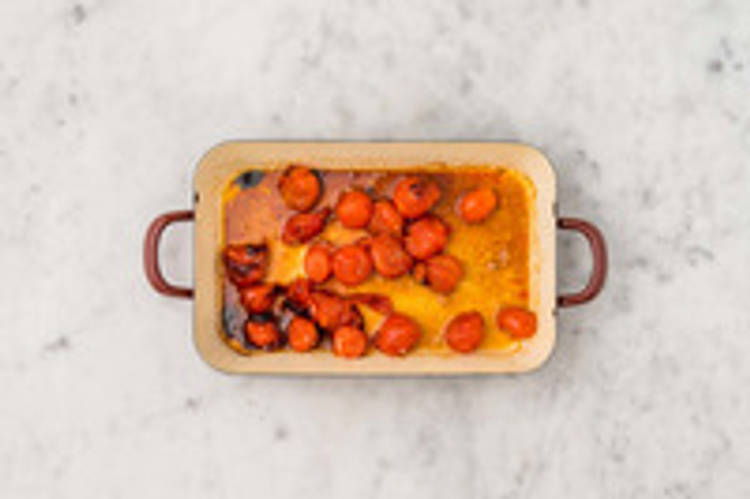 Préparer les tomates cerises