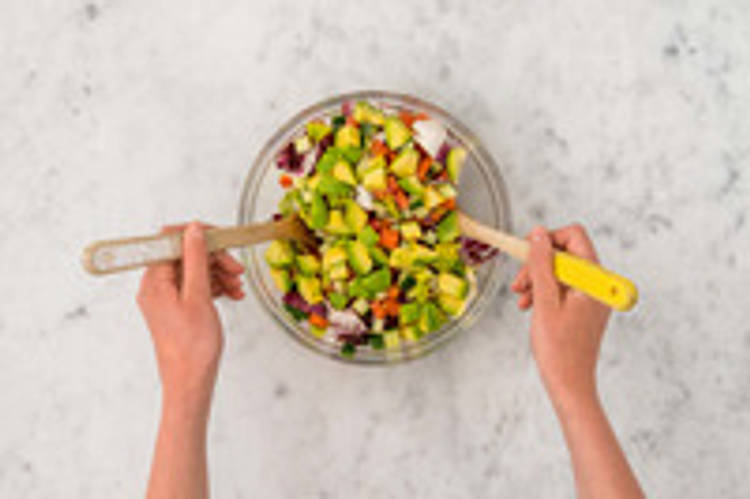 Salade mengen