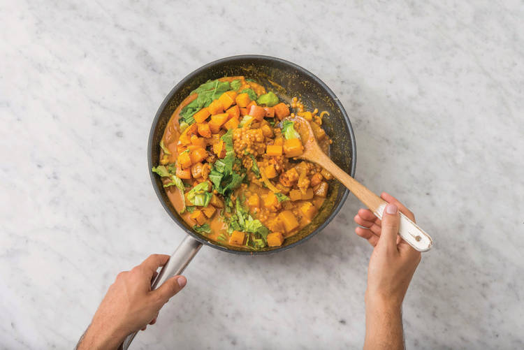 Finish the curry