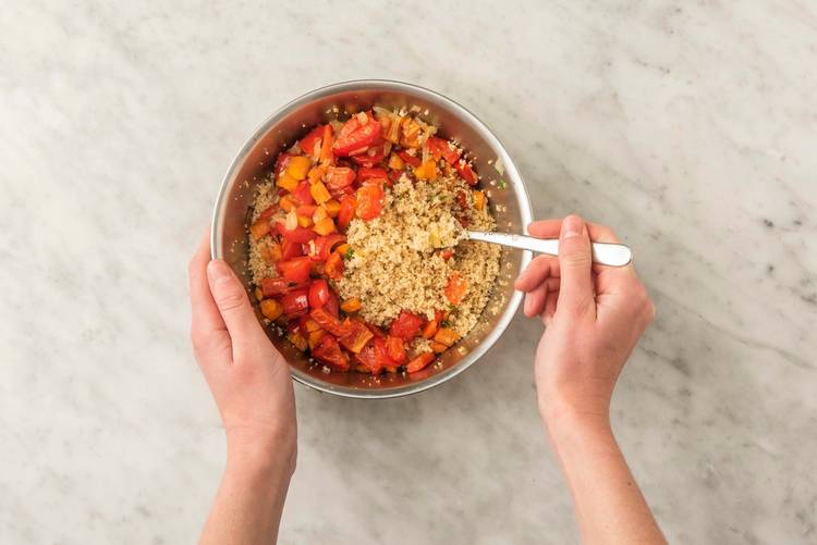 Tillsätt couscous