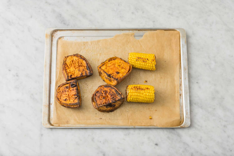 Rosta sötpotatis & majs