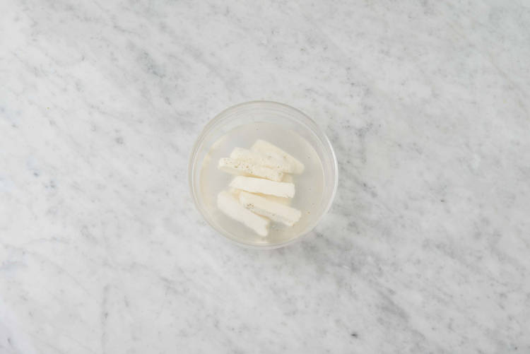 Forbered halloumi