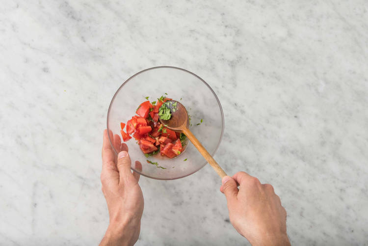 Bland tomatsalat