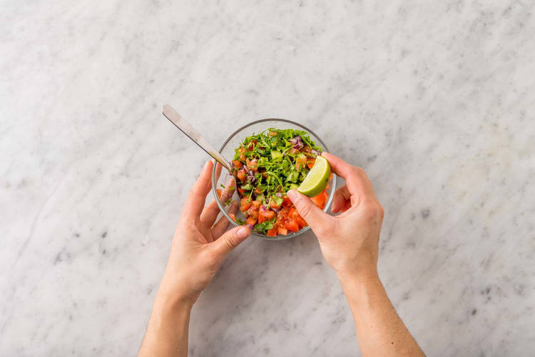 Bland salsa