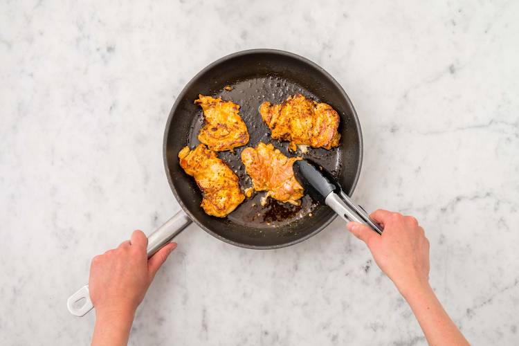 Cook the chicken