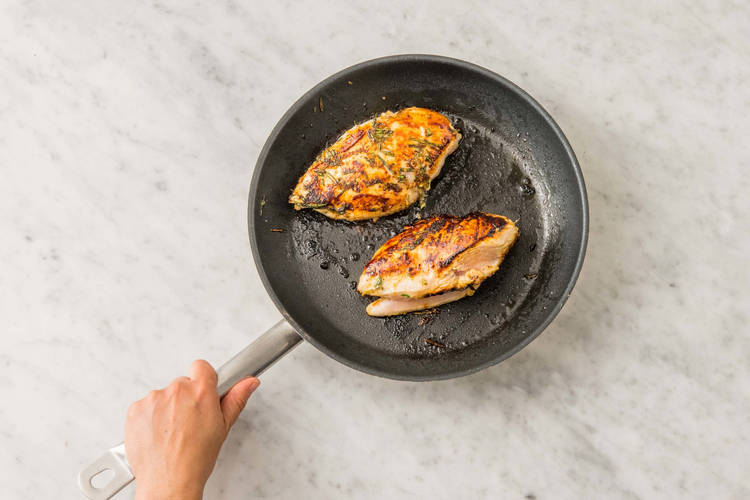 Hähnchenbrust braten