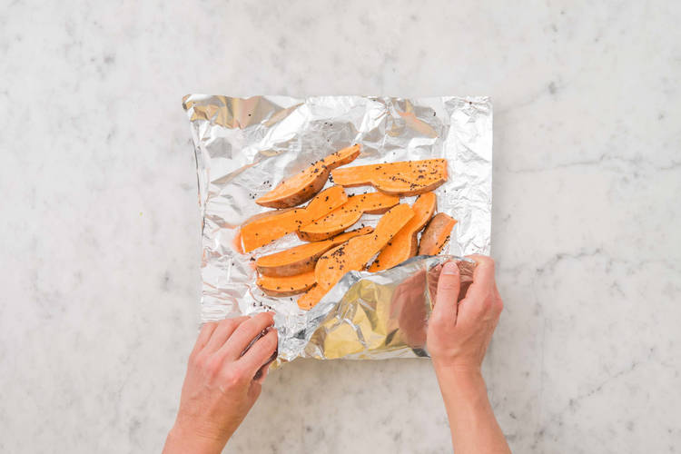 GRILLER LES PATATES DOUCES