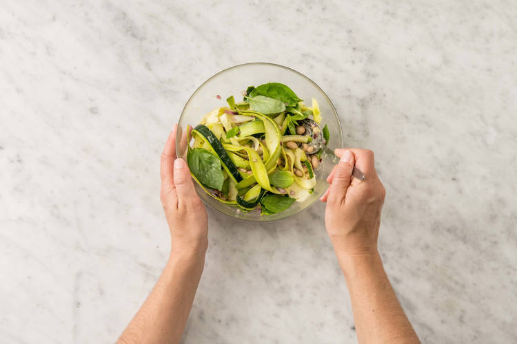 Préparer la salade