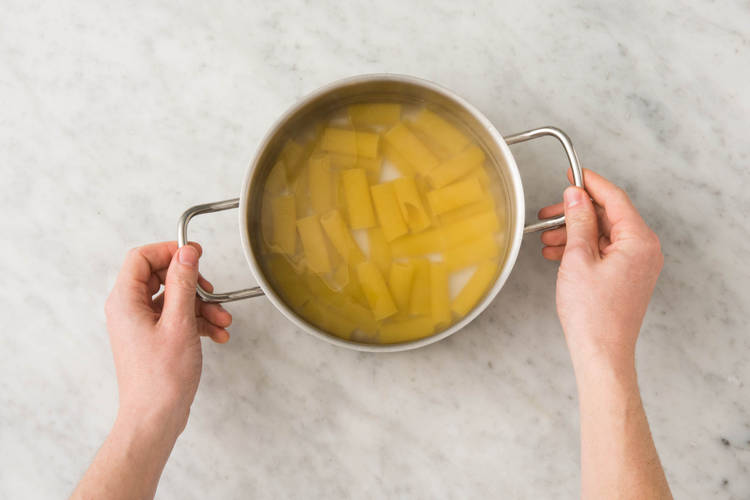 Cook the pasta