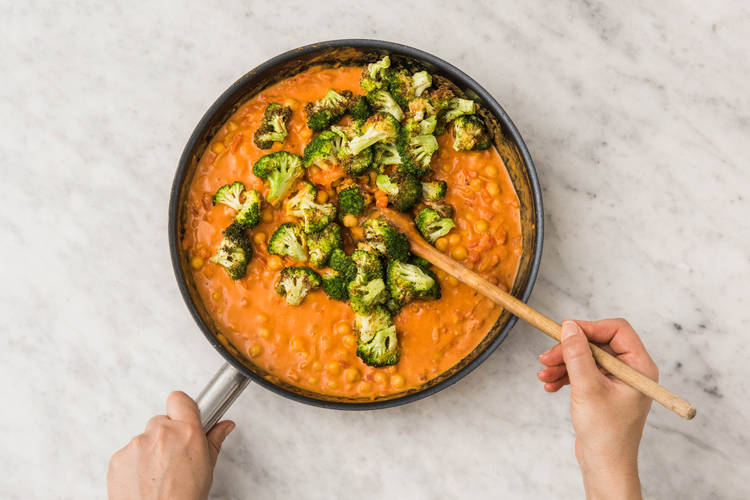 Simmer the curry