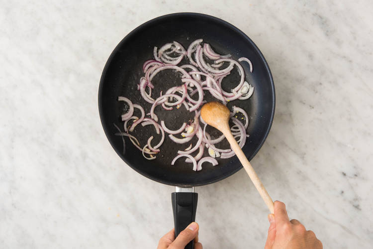 Caramalize the onion