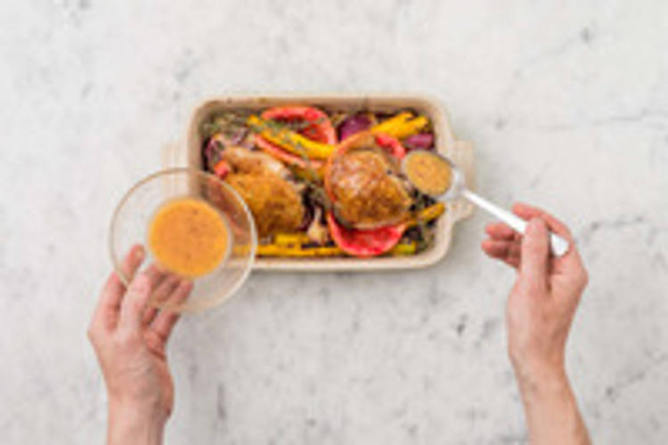 Préparer le poulet