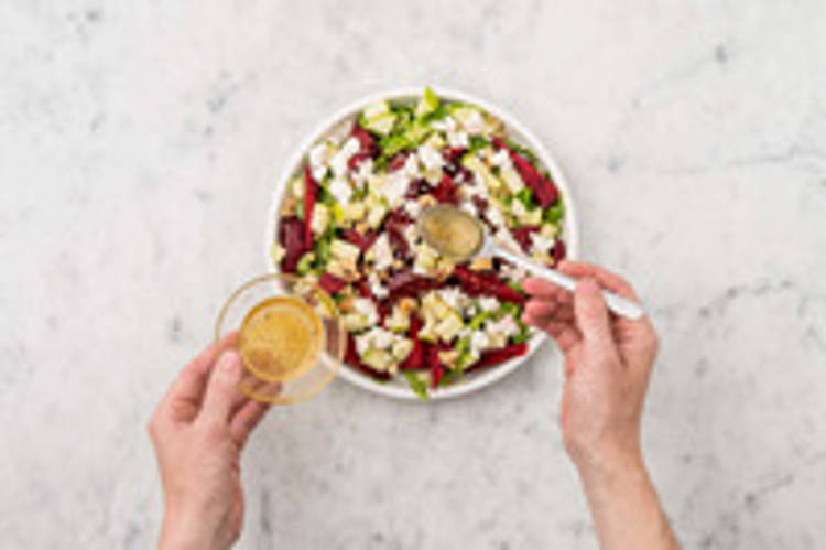 Préparer la salade