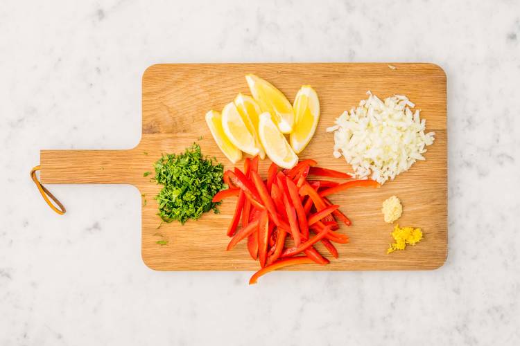 Prep the veggies