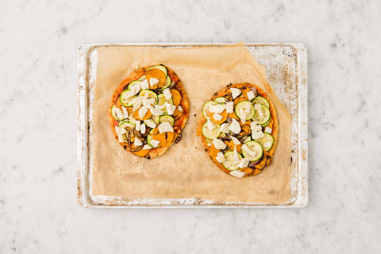 Naanpizza's bakken