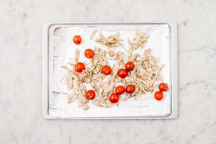 ROAST CHICKEN & TOMATOES