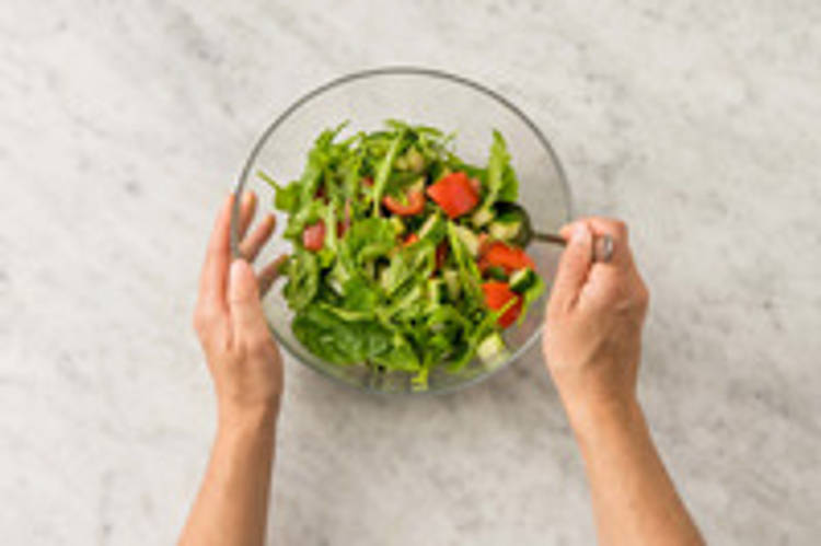 Salade maken