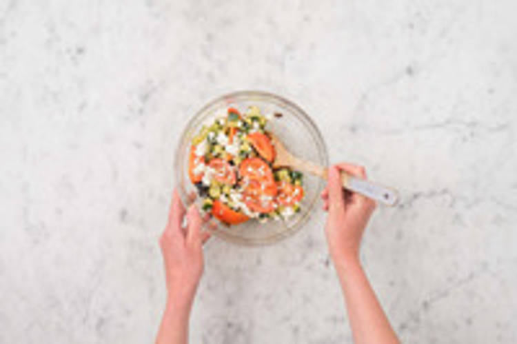 Salade maken