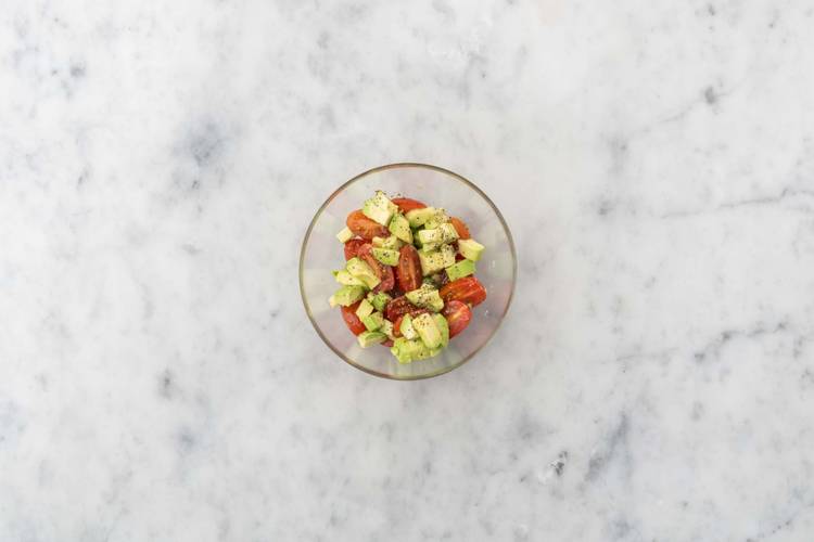 Make the  Avocado Salsa
