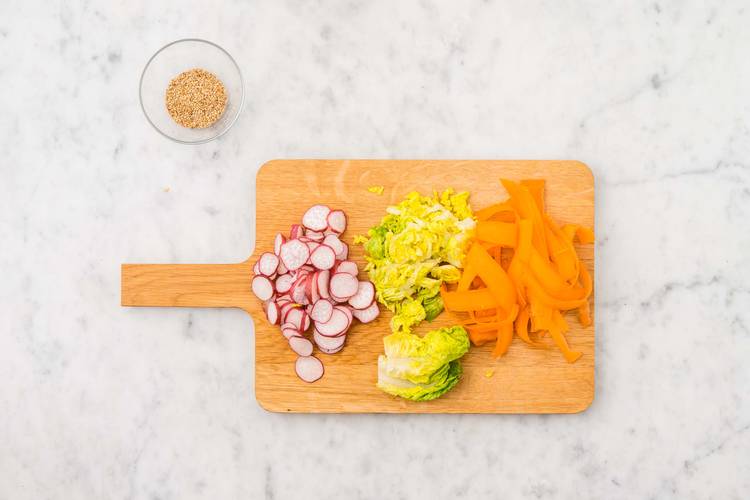 Prep the salad