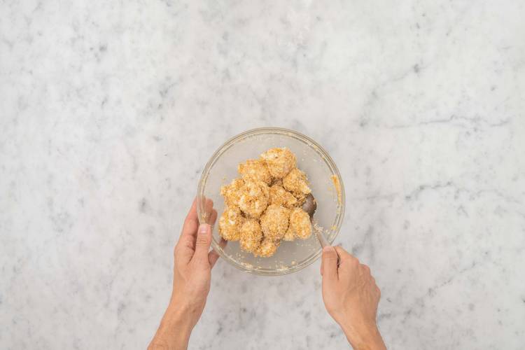 Coat the cauliflower