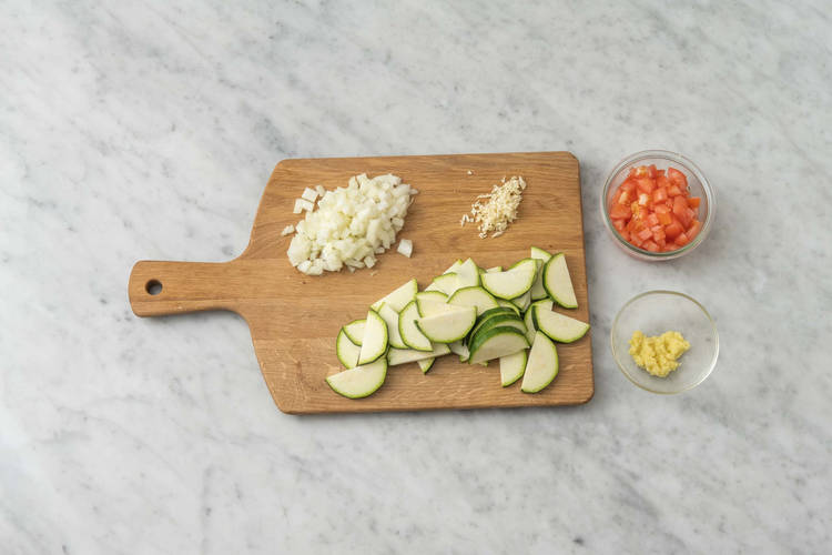 Préparer les légumes