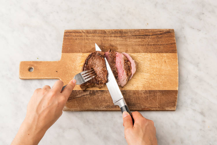 Découper la tagliata