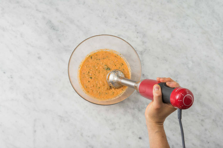 Mixer le gaspacho