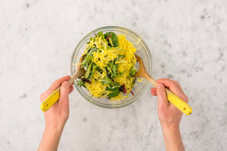 Préparer la salade
