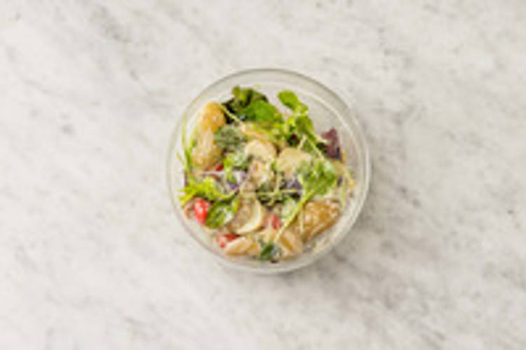 Préparer la salade de grenailles