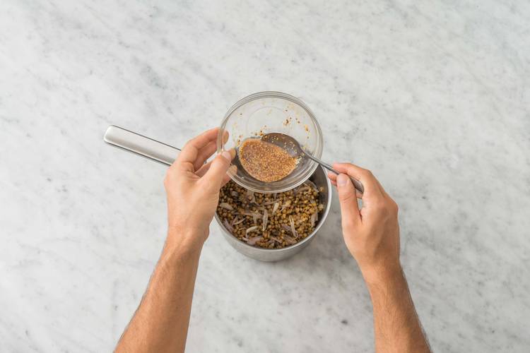 Finish the lentils