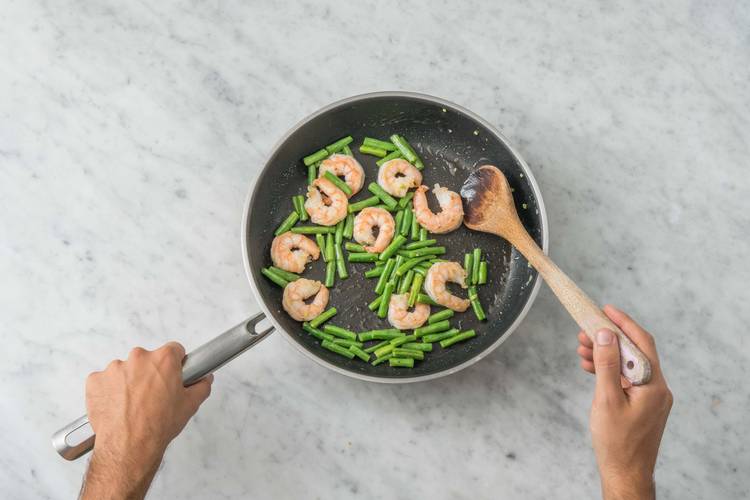 Prawns and Beans!