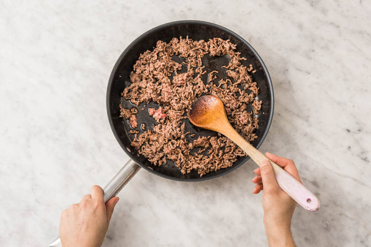 Fry the mince