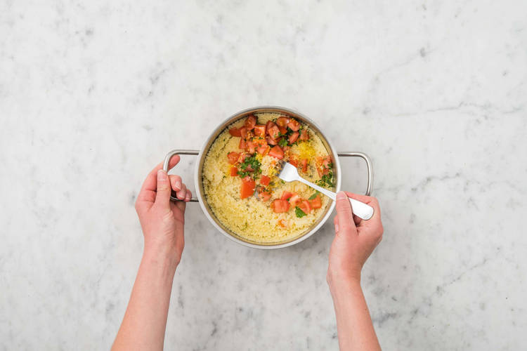 MAKE COUSCOUS TABBOULEH