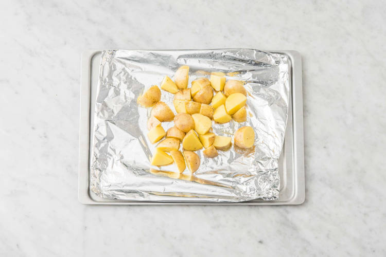 Préparer les pommes de terre