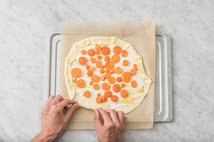 Galette aufbauen
