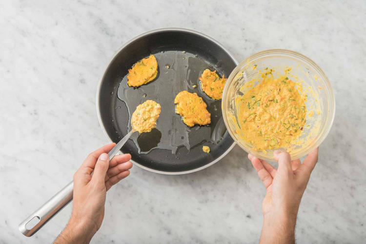 PAKORAS BRATEN & SALAT