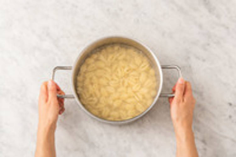 Cuire les conchiglie